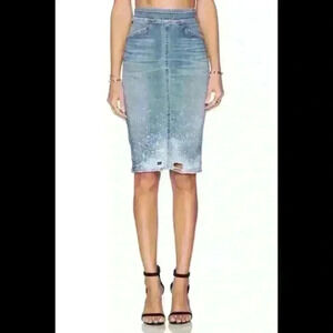 Citizens of Humanity Denim  Pencil Skirt, Size M